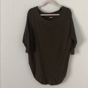 Olive green Express sweater